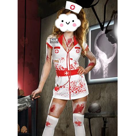 zombie nurse costume|bloody scrubs costume.